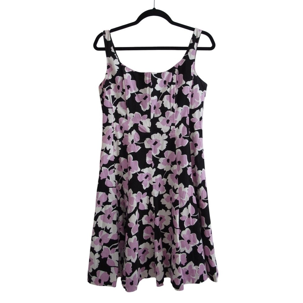Nine West Floral Dress 8 Cottagecore Coquette Fit & Flare Spring Weddingβ Guest
